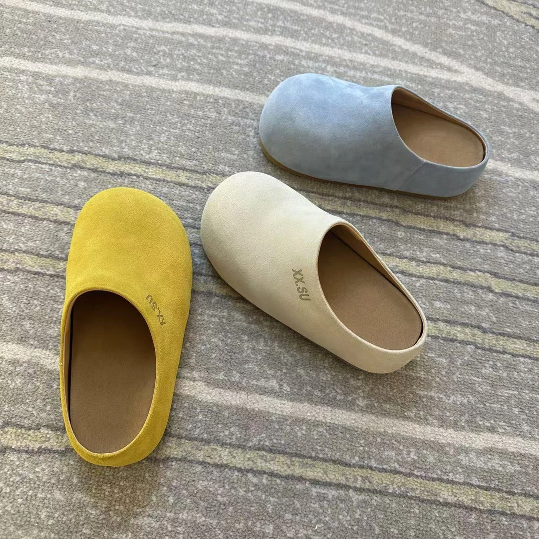 波士顿勃肯 | 6cm |卡皮巴拉胖鱼头休闲百搭夏季欧若风浅色系女鞋