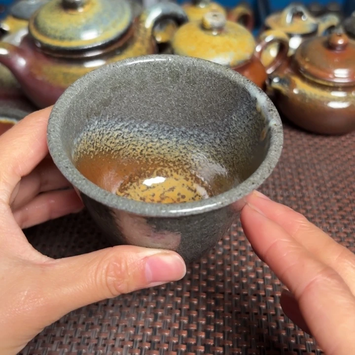 茶杯紫砂糯*直水缸杯