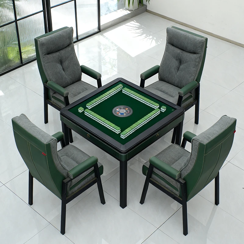 （4把）豪华棋牌室专用弹簧麻将椅家用麻将凳简约舒适加厚茶楼久坐