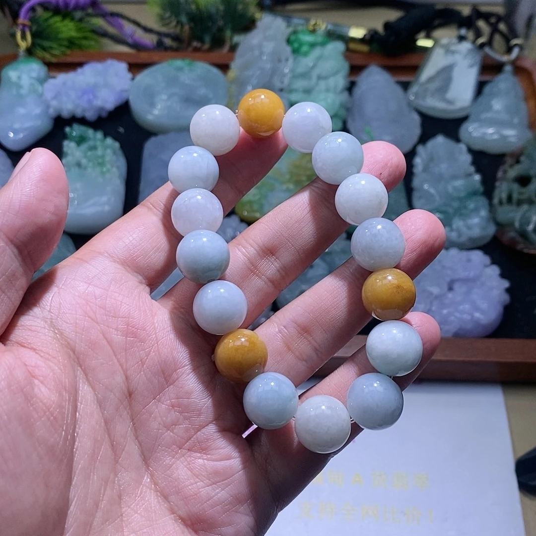 【闪购商品】翡翠颈饰未镶嵌手串