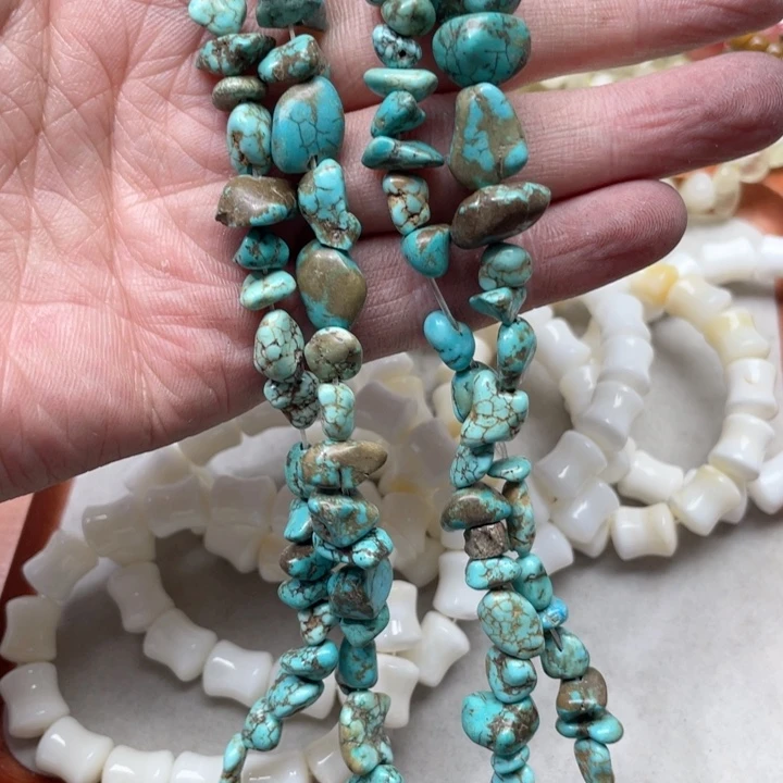 玛瑙/玉髓合金珠宝半成品一条松石原石