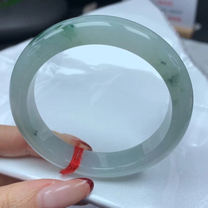 翡翠手镯未镶嵌57正圈