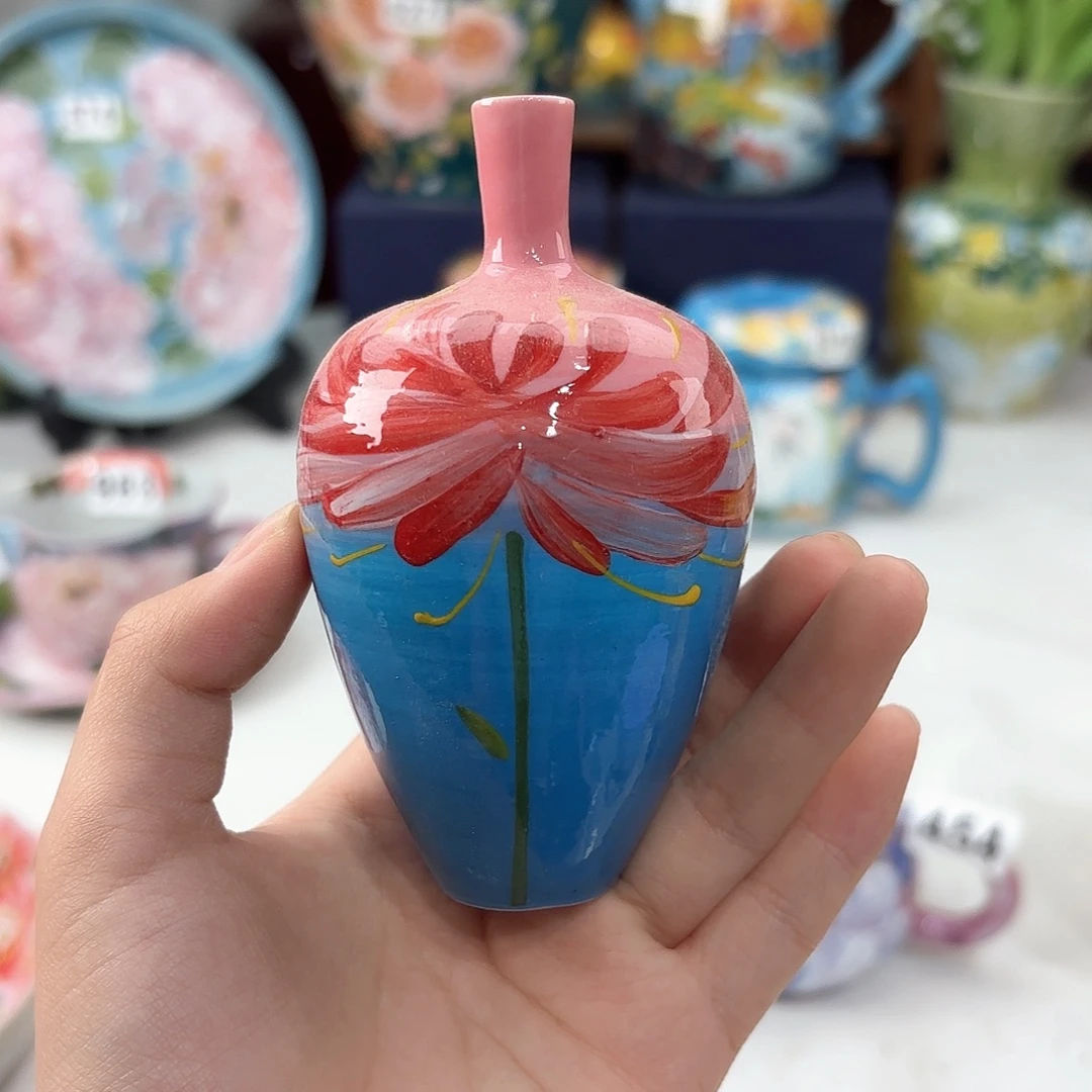 景德镇手绘高温釉下彩陶瓷茶具