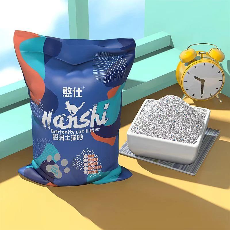 【憨仕】猫砂除臭原味10斤膨润土砂猫砂结团矿砂10kg包邮猫咪用品