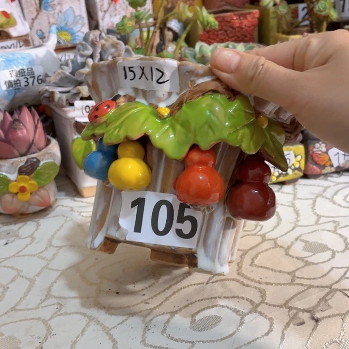 多肉花盆满15包邮