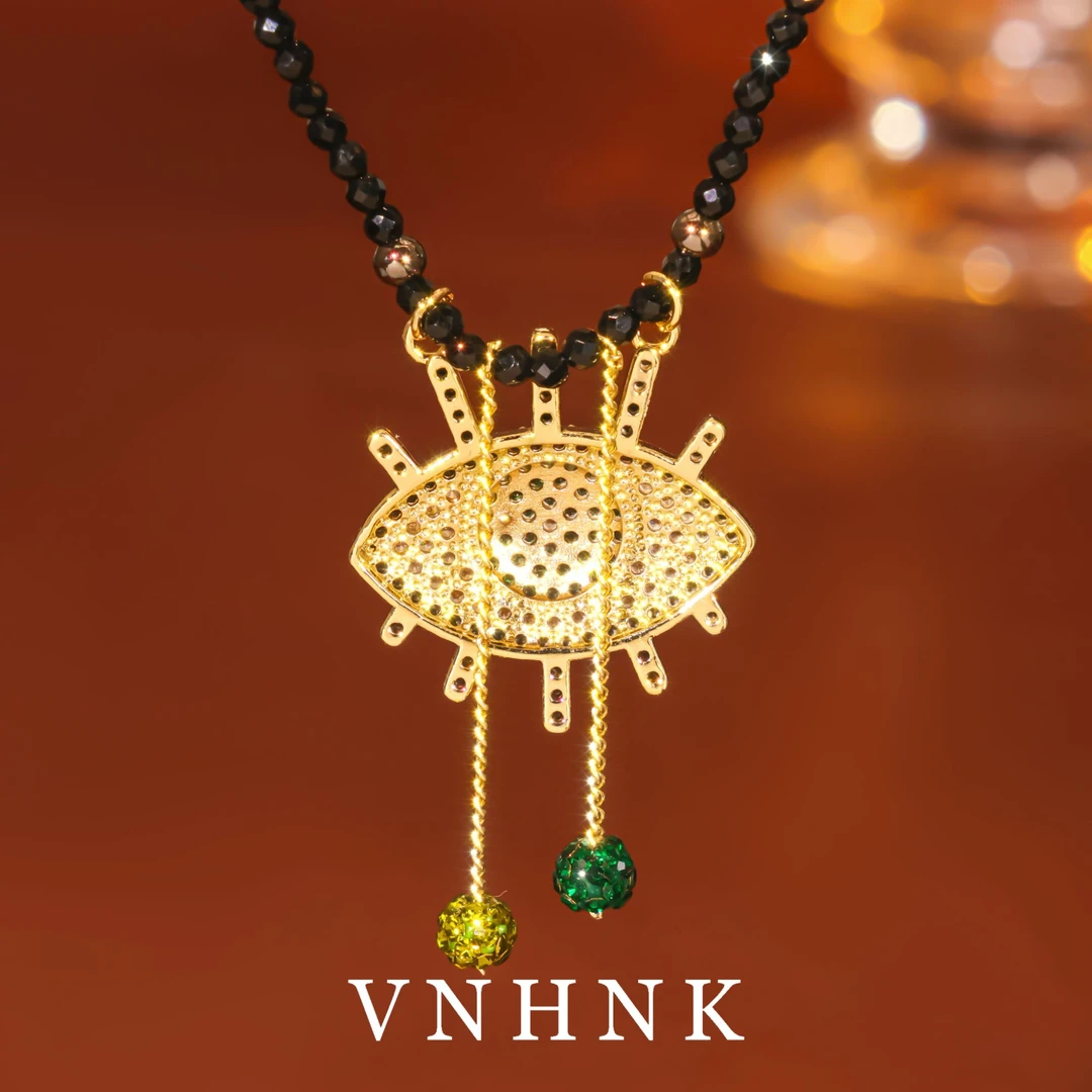 铜合金合成锆石项链 美可儿   T1020   金色（46cm） 气质项链