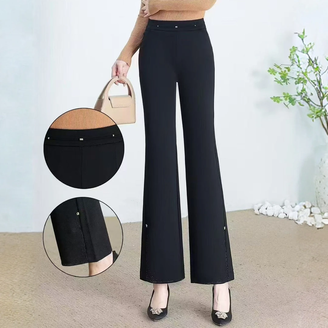 早秋新款直筒微喇裤232