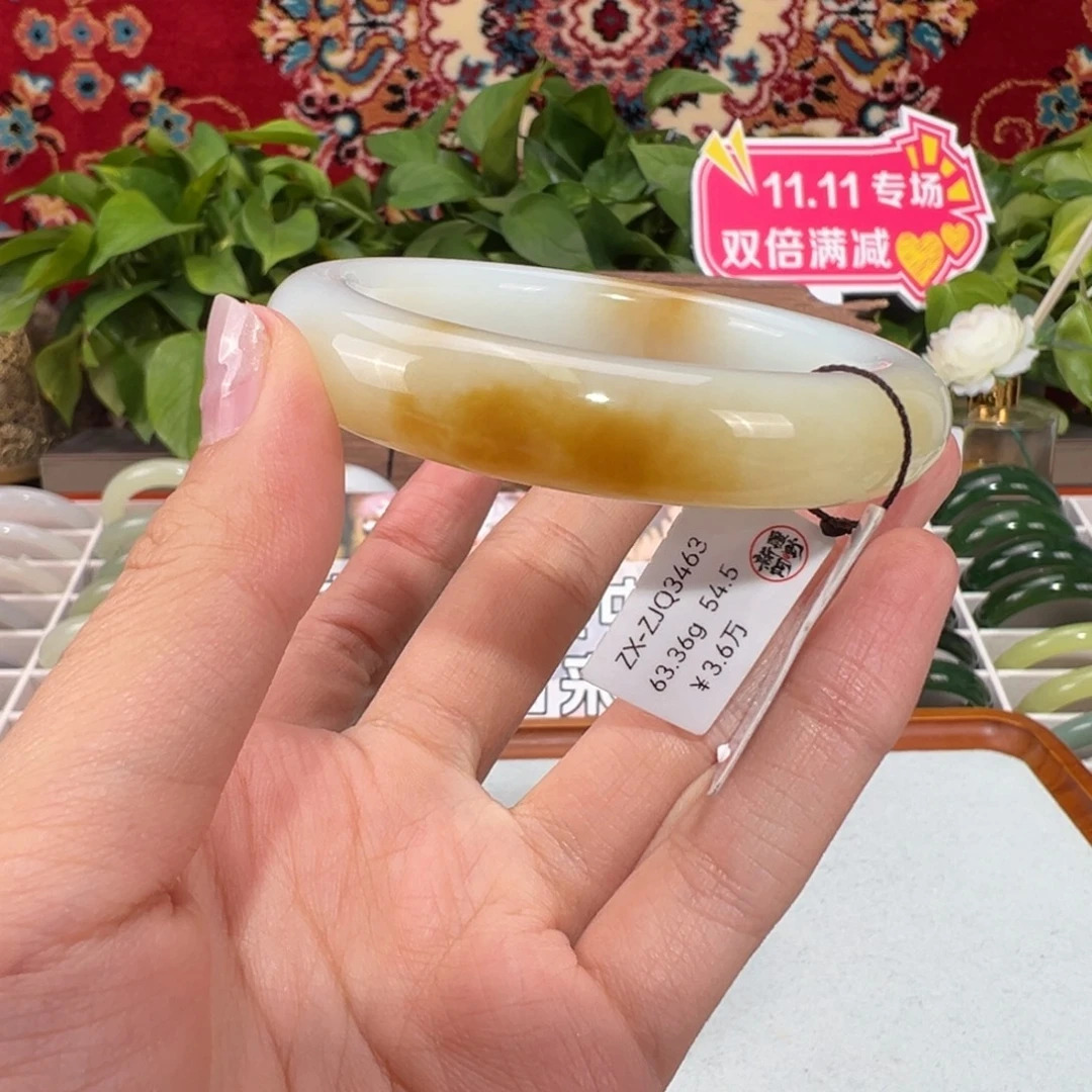 和田玉未镶嵌手镯新疆和田玉