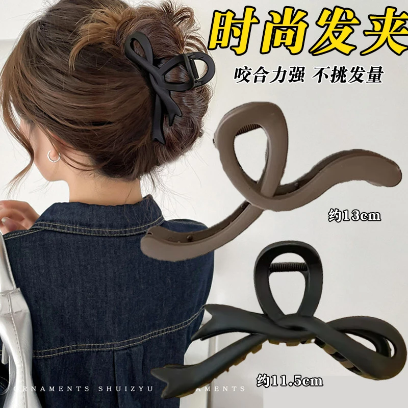 新款大号抓夹女后脑勺头发鲨鱼夹高级感发夹盘发秋冬夹子发抓头饰