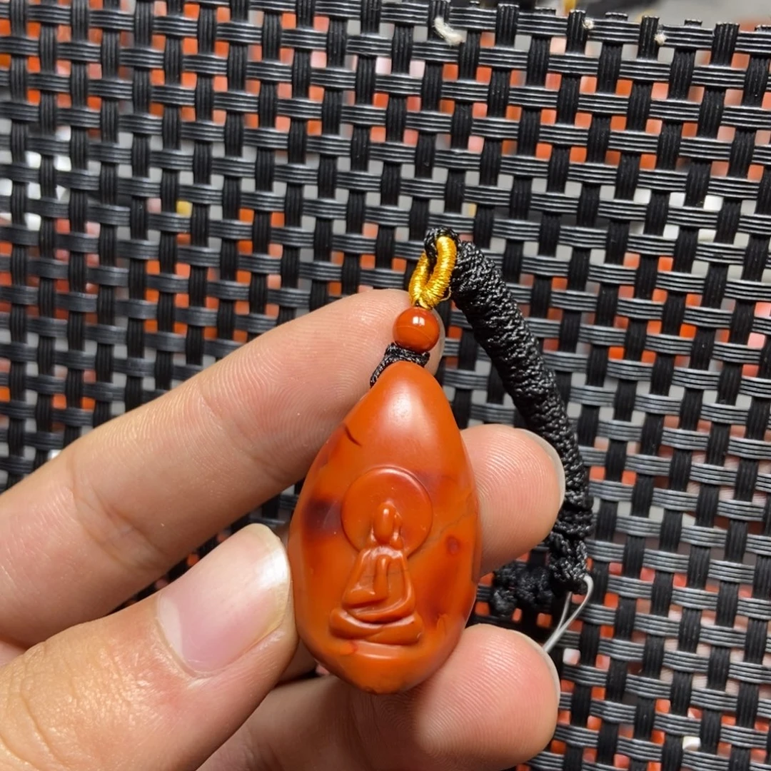 南红玛瑙未镶嵌吊坠(不含链)