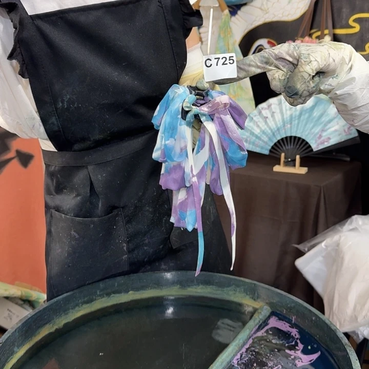 725碧落夕岚抓夹手作