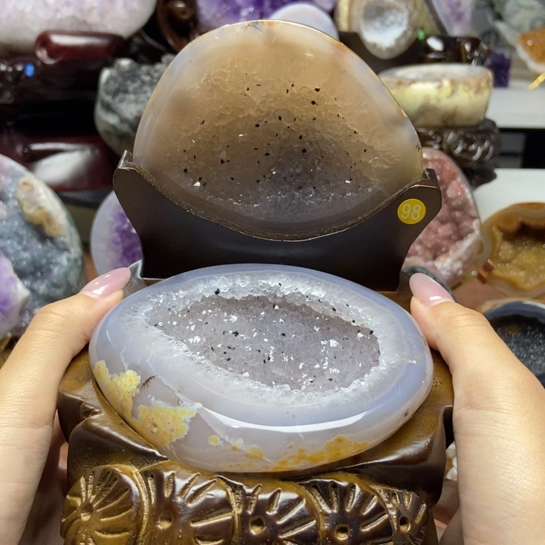 紫晶摆件未镶嵌水晶