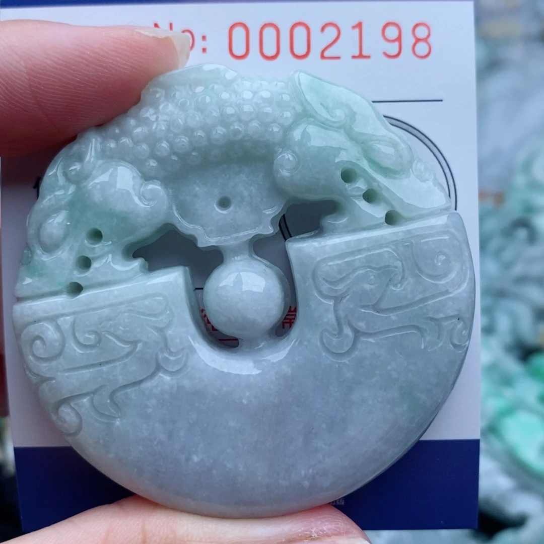 翡翠未镶嵌颈饰123456