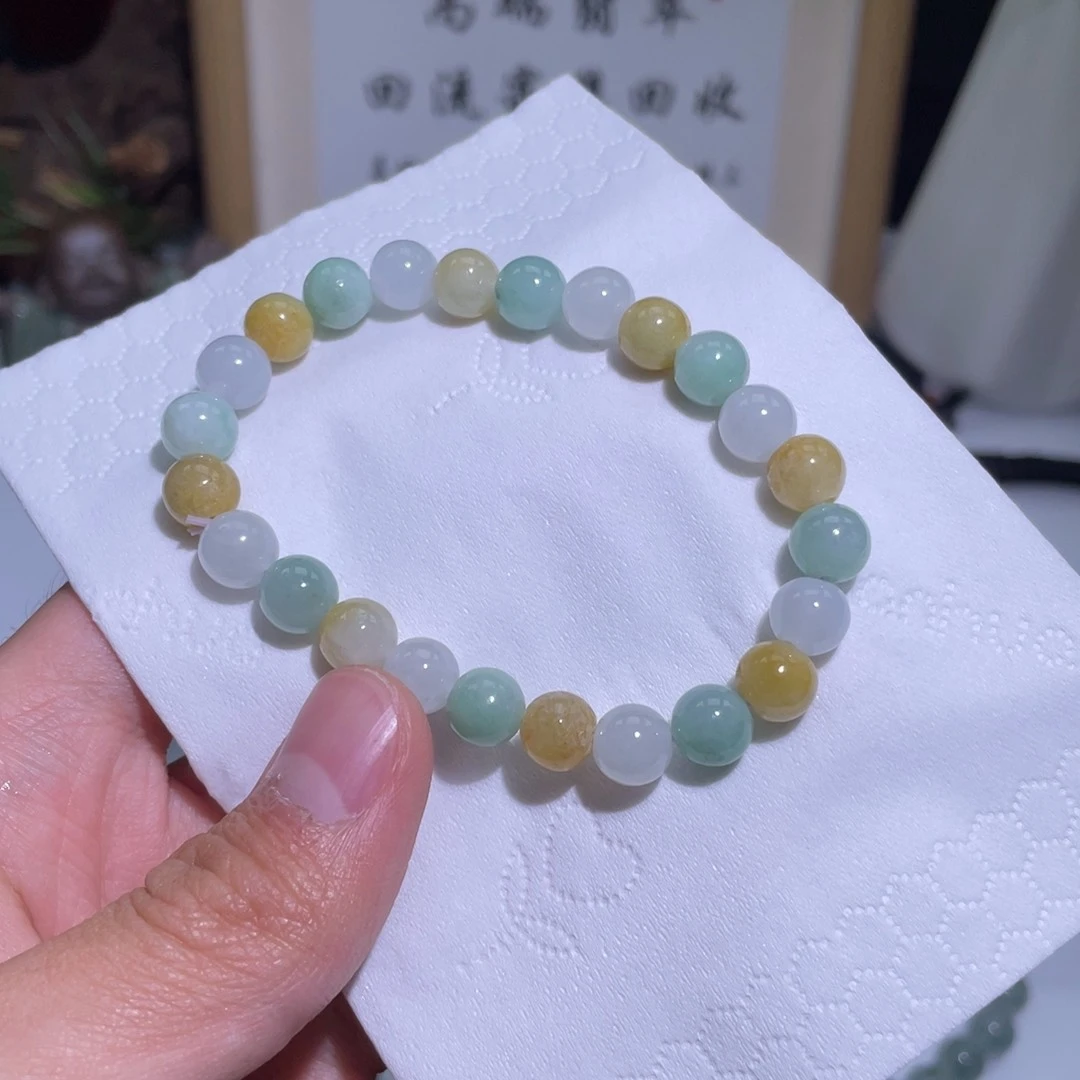 翡翠未镶嵌颈饰手串3