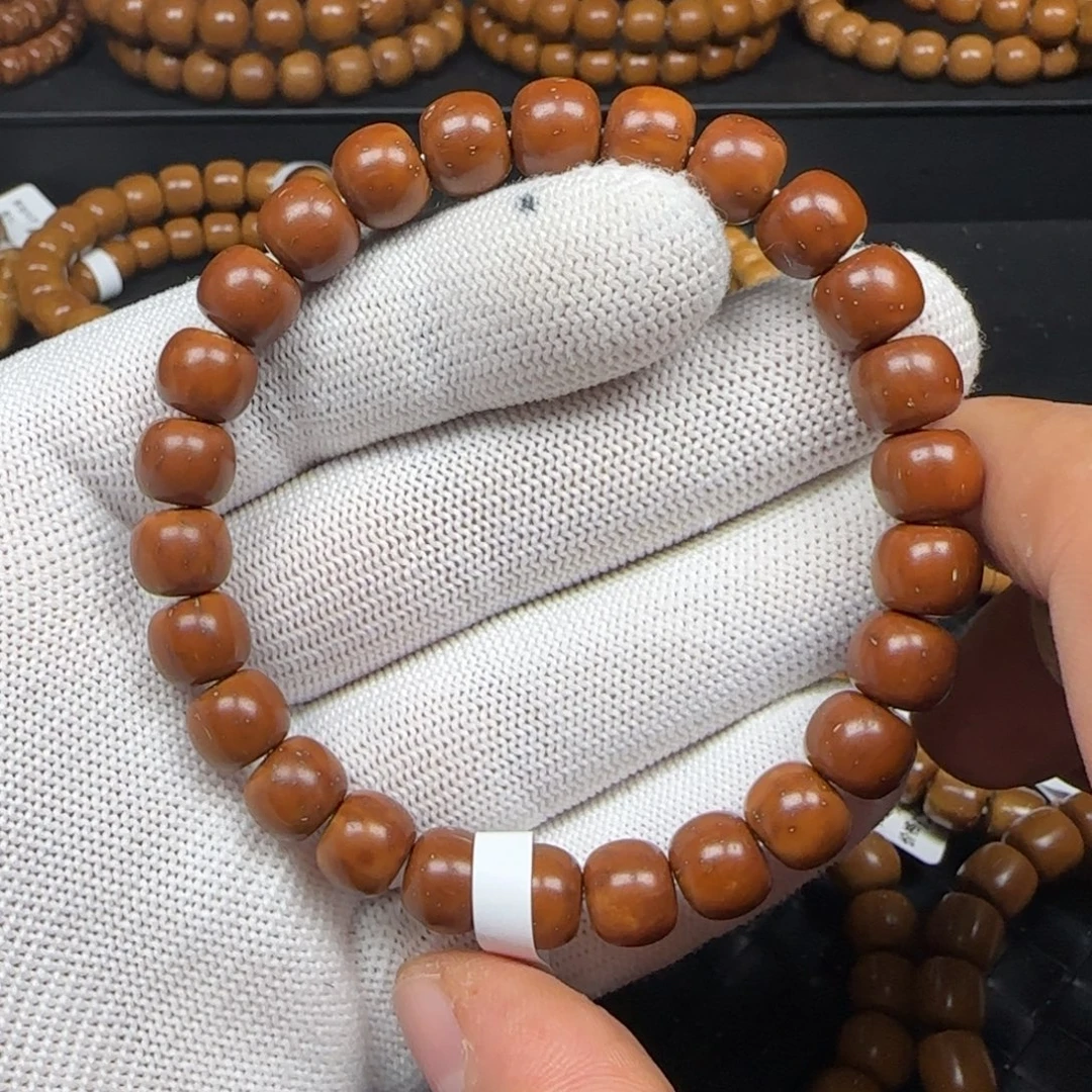 手串紫金鼠9.1mm实心老型（咖皮老料）G44