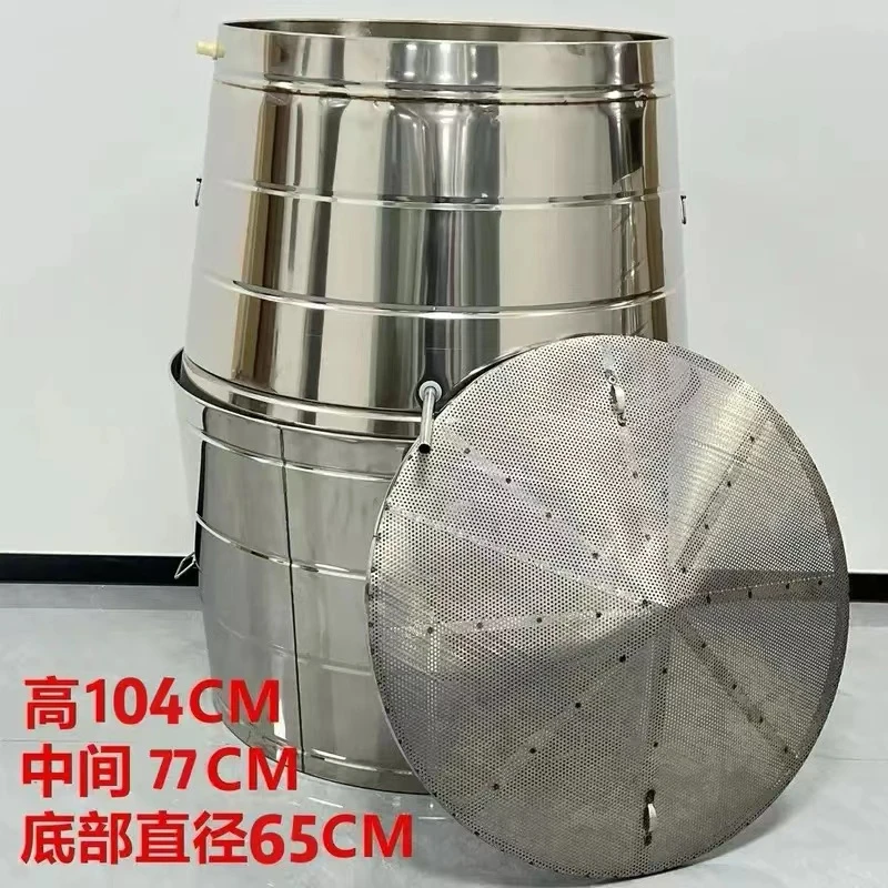 无磁不锈钢固态液态两用蒸酒器/农村柴火灶酿酒设备出酒快好清理