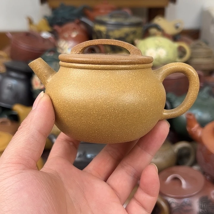 茶壶紫砂扭裂盖子色差