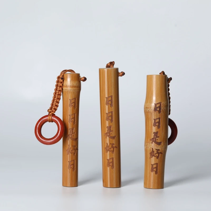 好日子实心竹手把件100mm左右20-40g多样性发货发其一G4240705-12