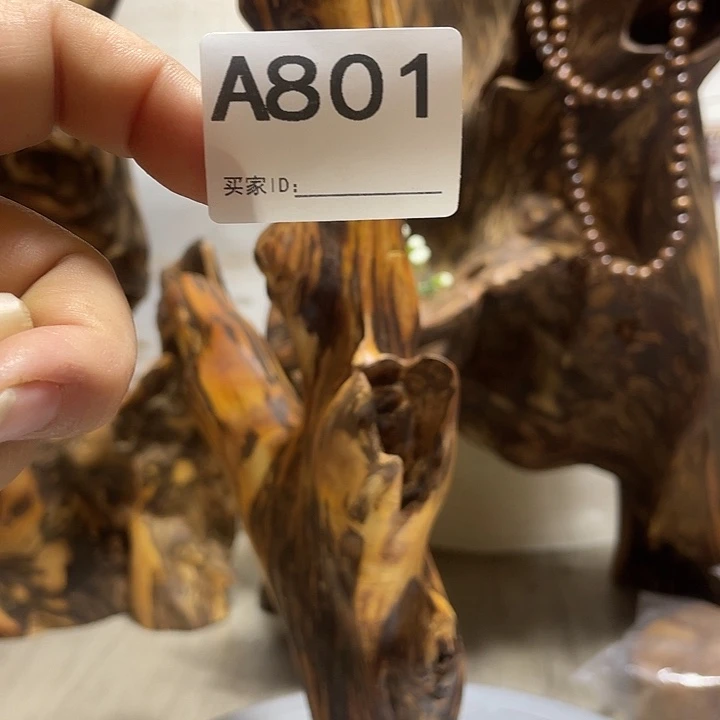 忧***民木直播间木质摆件