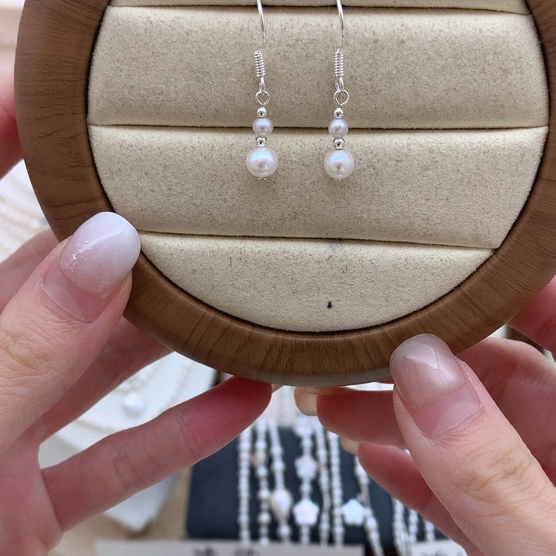 未镶嵌淡水珍珠耳饰