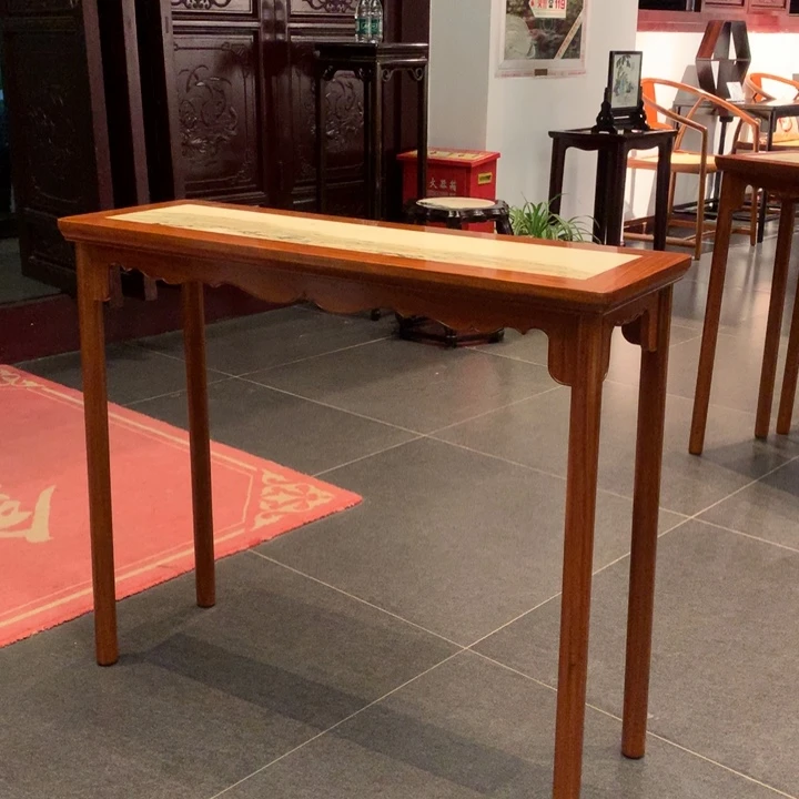 绒质云石见山条案