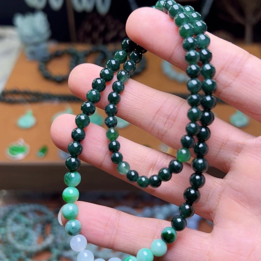 翡翠未镶嵌手串翡翠手串
