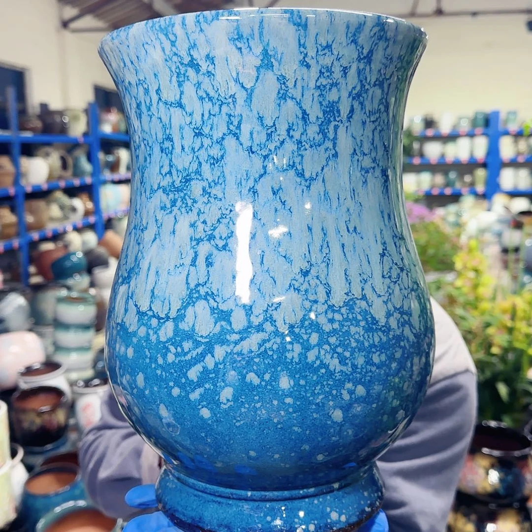 紫砂花盆高30口20