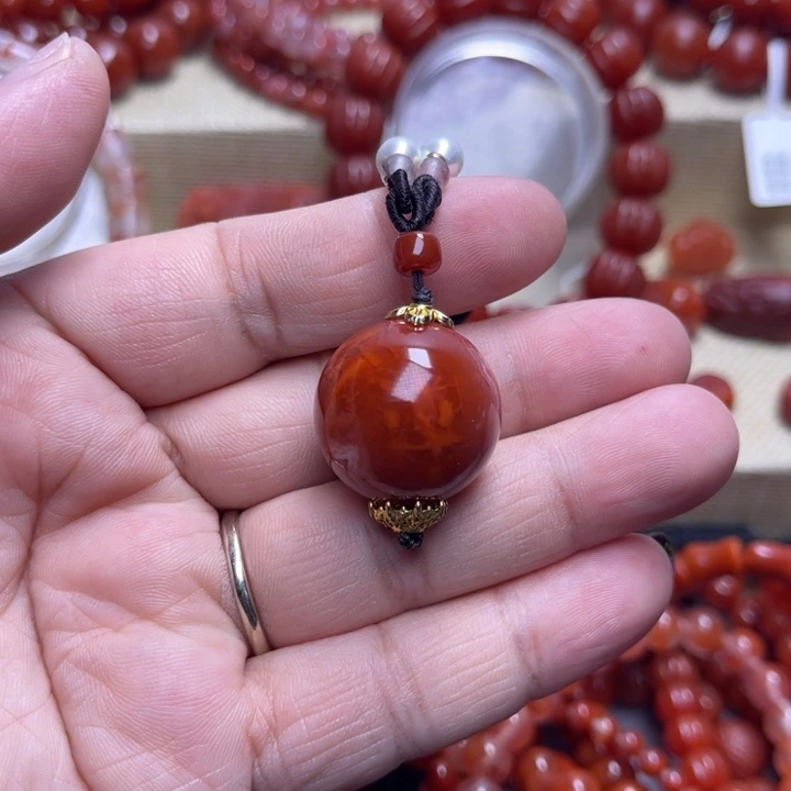 南红玛瑙未镶嵌手链火焰2 2 M