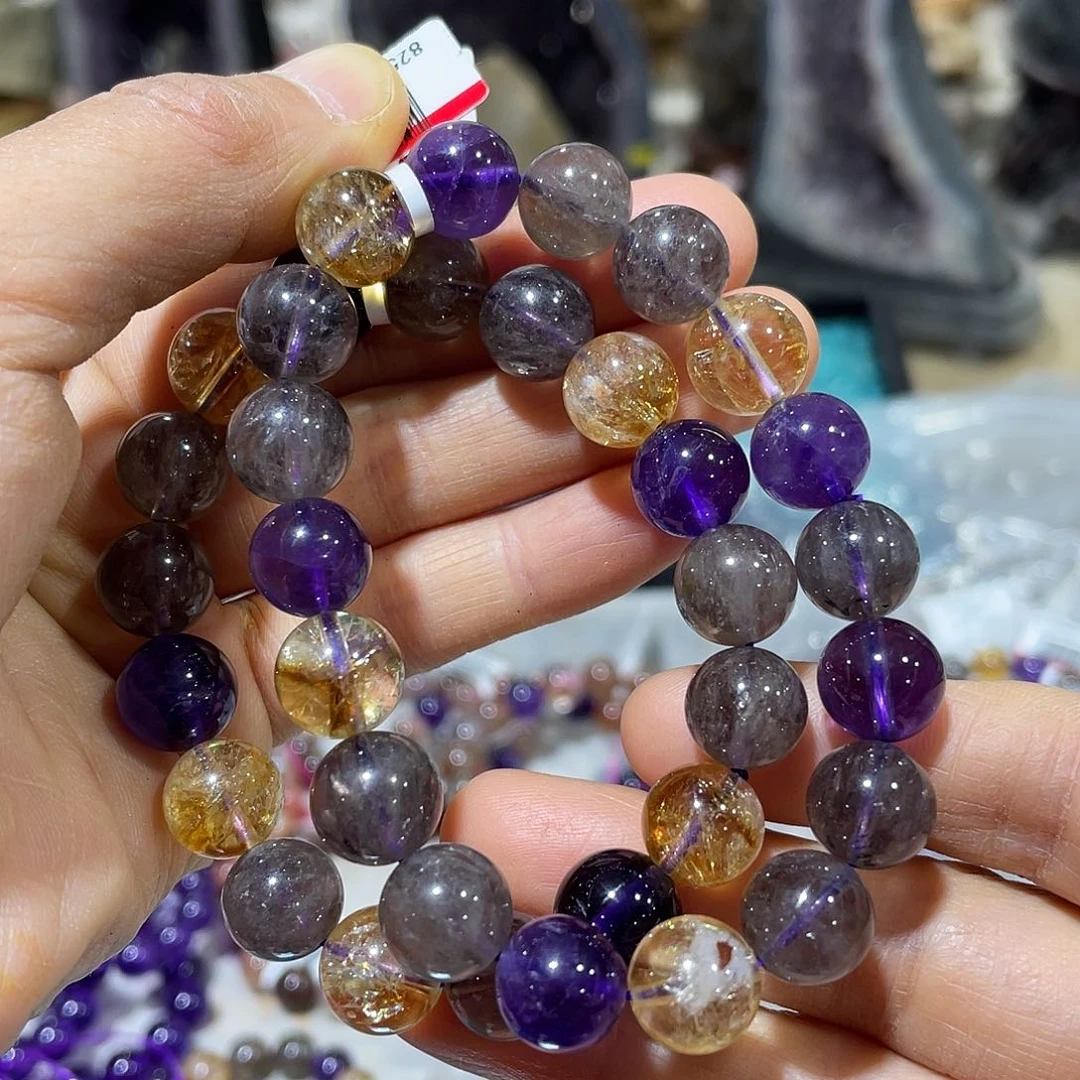 水晶手串11m m未镶嵌多样性发一条d b 308