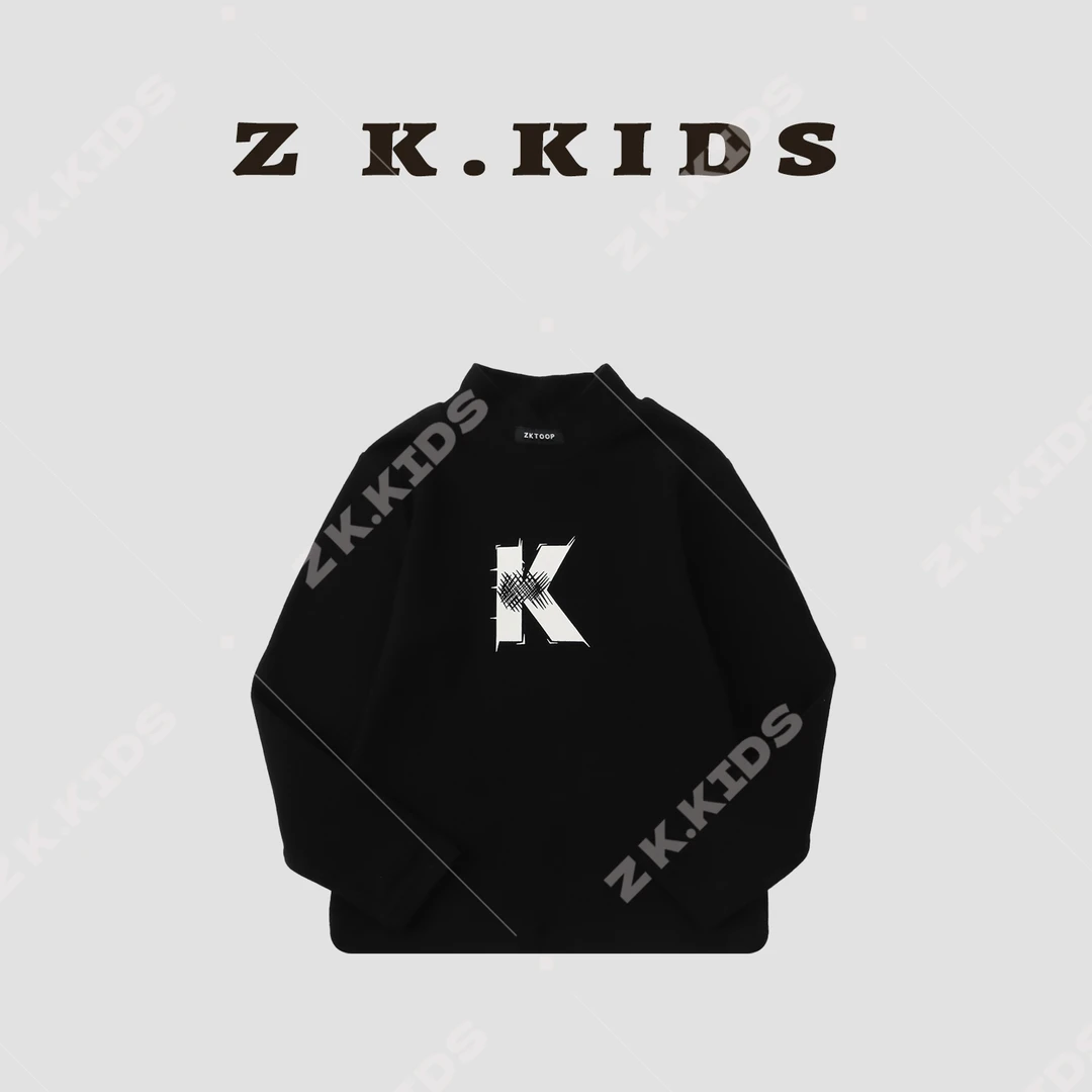 【Z＆K】冬款男童半高领打底衫中大童ZK-122960-122961-122962