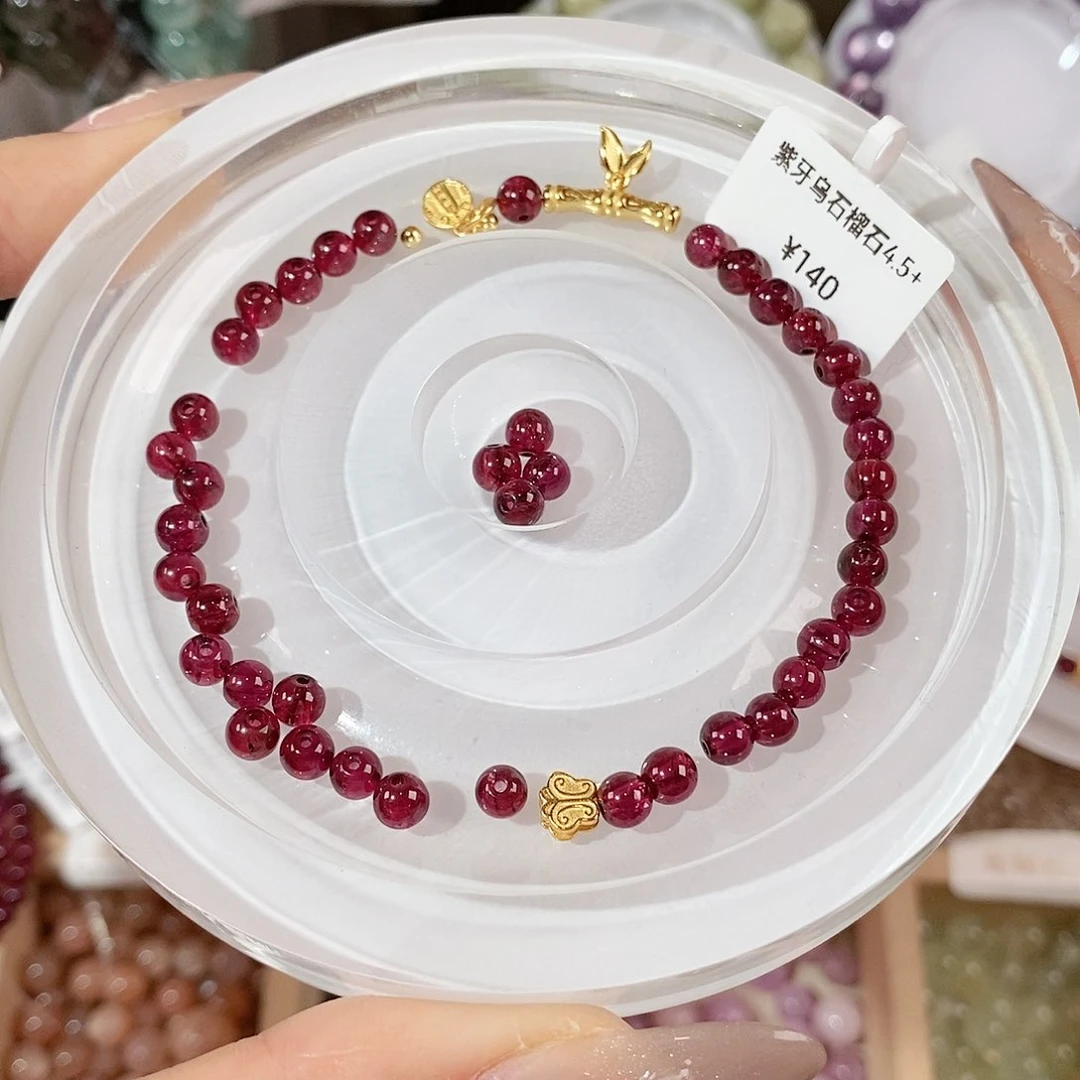 水晶手链未镶嵌楠*歌16.5整多留