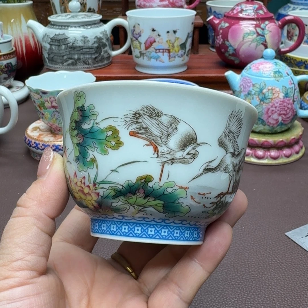 瓷片景德镇仿古手工制作精品展示