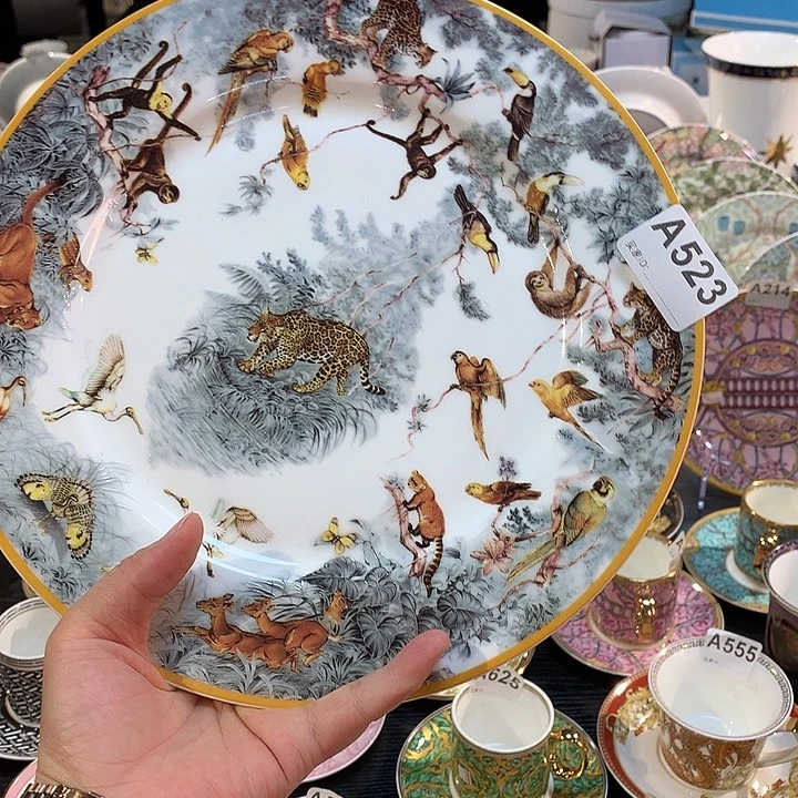 瓷片餐盘餐盘25.5cm