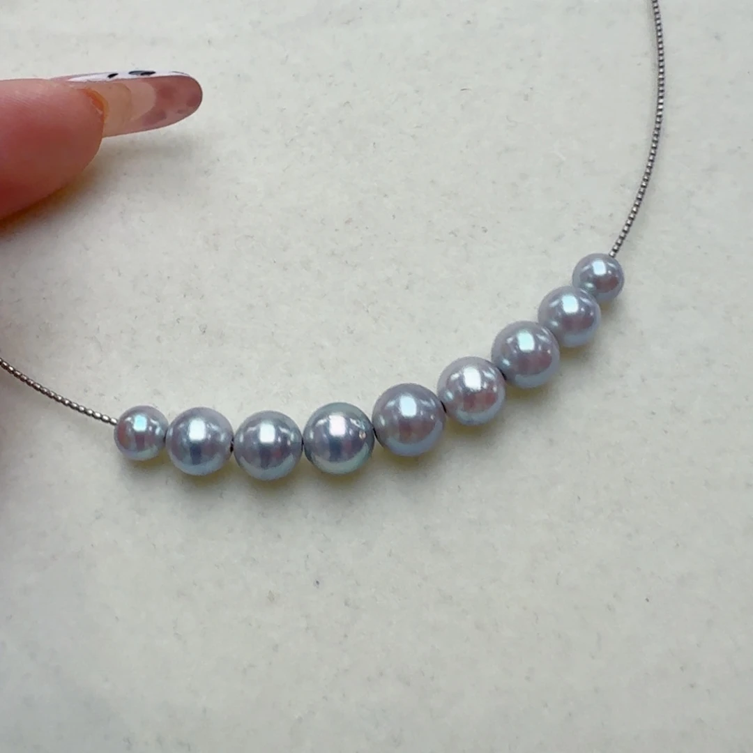 银S925镶嵌颈饰海水珍珠@@yx334