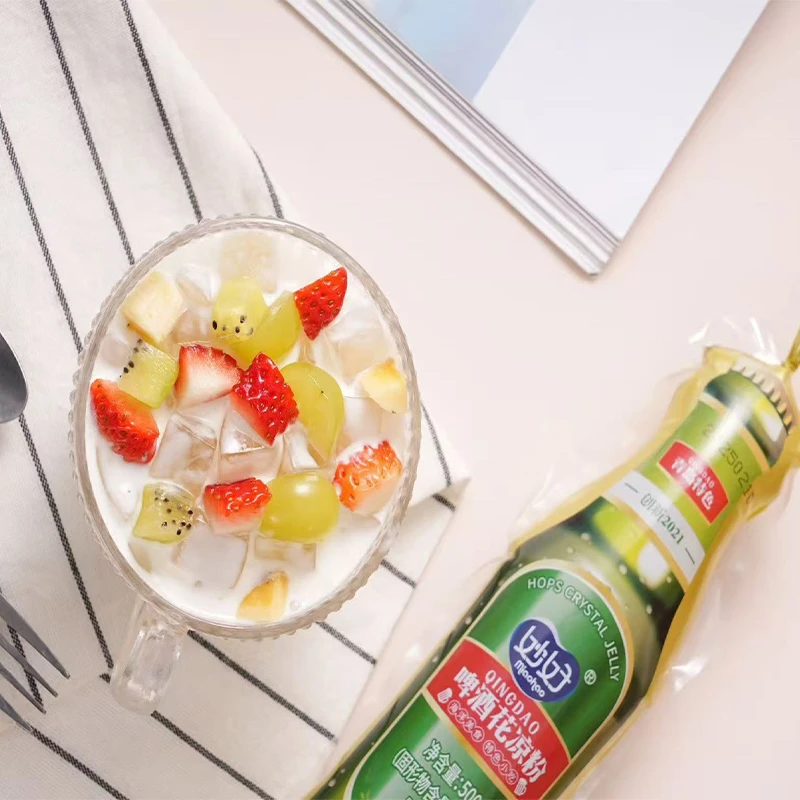 啤酒花凉粉500g/袋 到手3袋即食小吃凉拌菜 石花菜凉粉