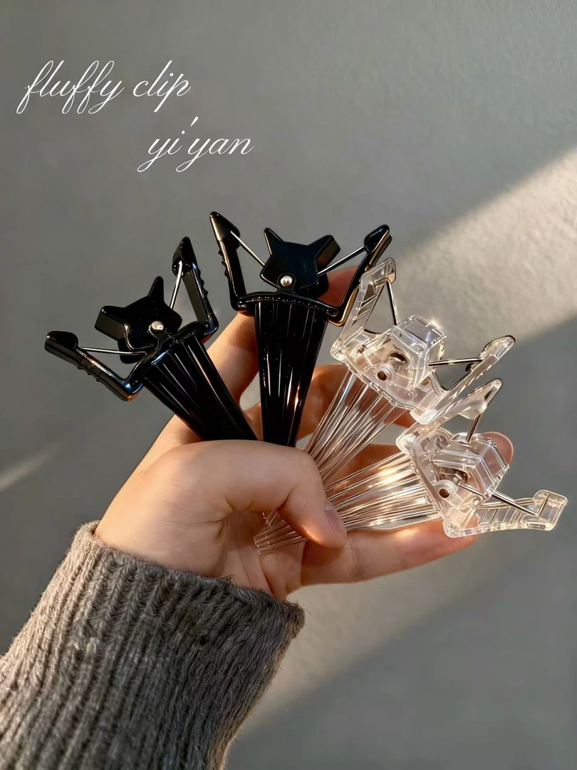 高颅顶神器发根自然蓬松夹无痕定位夹男女八字刘海鸭嘴夹发卡发夹