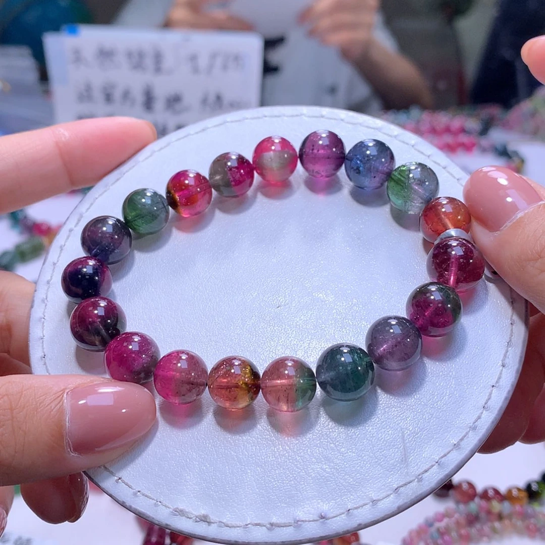 【闪购商品】未镶嵌手串碧玺10m