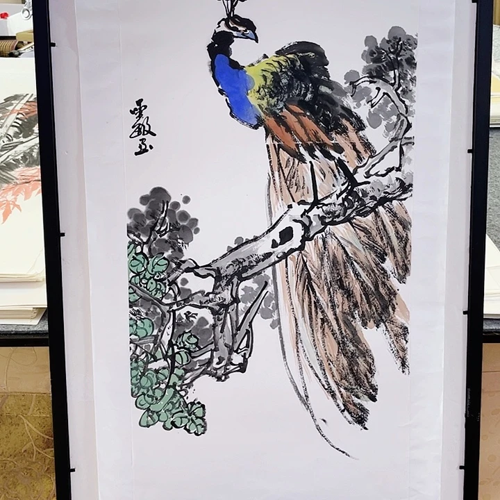 国画张圣敏先生纯手绘作品