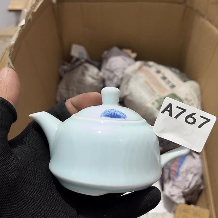 瓷片茶摆件工艺品摆件666