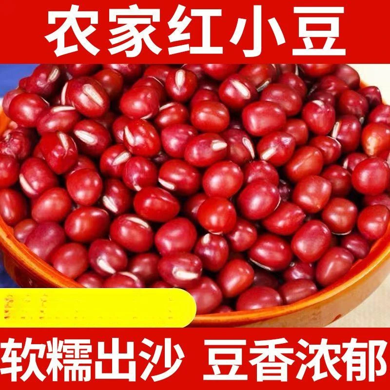 净重2斤】正宗红豆东北新鲜产健康粗粮杂粮红小豆非赤小豆饱满新货