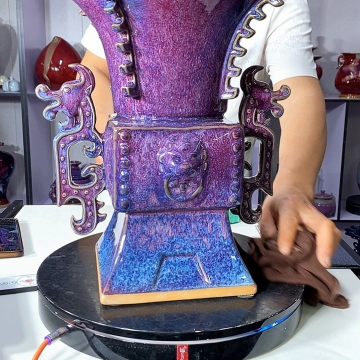 瓶中国神垕精品钧瓷