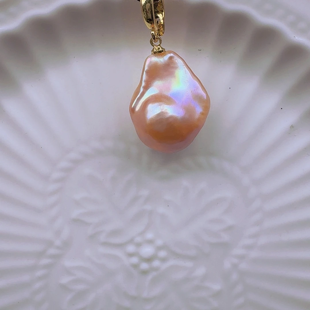 淡水珍珠颈饰银S925镶嵌