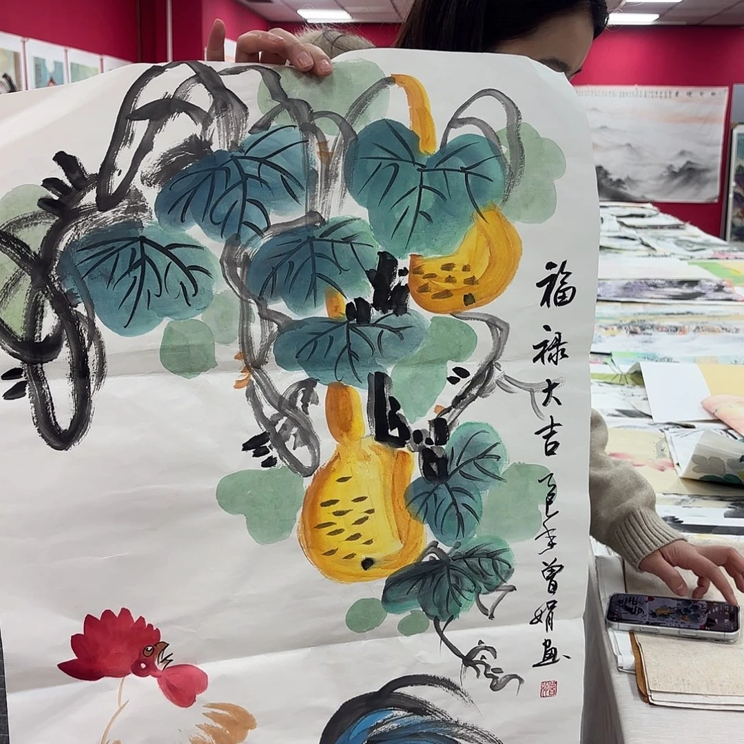 国画国画作品纯手绘