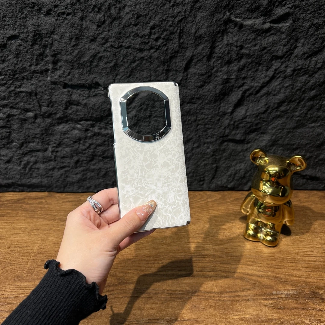 适用于华为matex7手机壳x7折叠屏保护套贝壳纹DEL-AL20中轴超薄