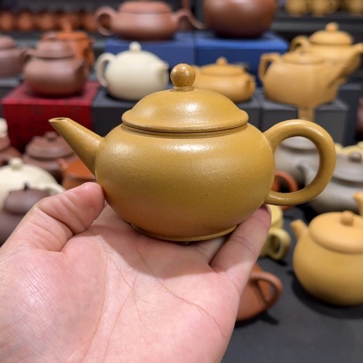 茶壶紫砂黄金段水平200cc