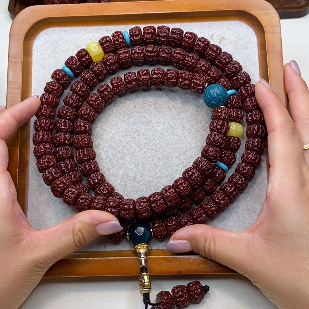 金刚菩提吊坠吢*12一代龙108