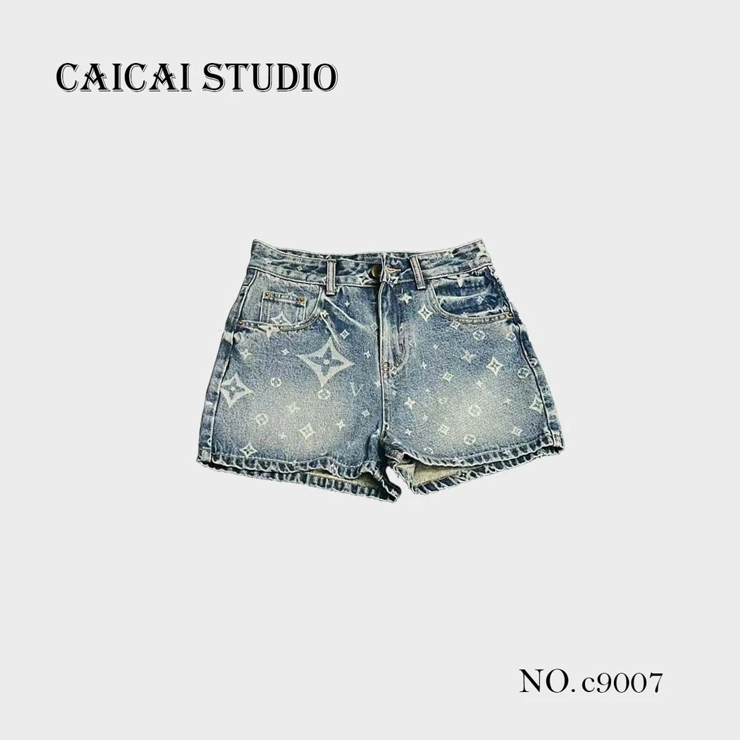 C9007【月落星河】-休闲女士百搭显瘦时尚牛仔裤