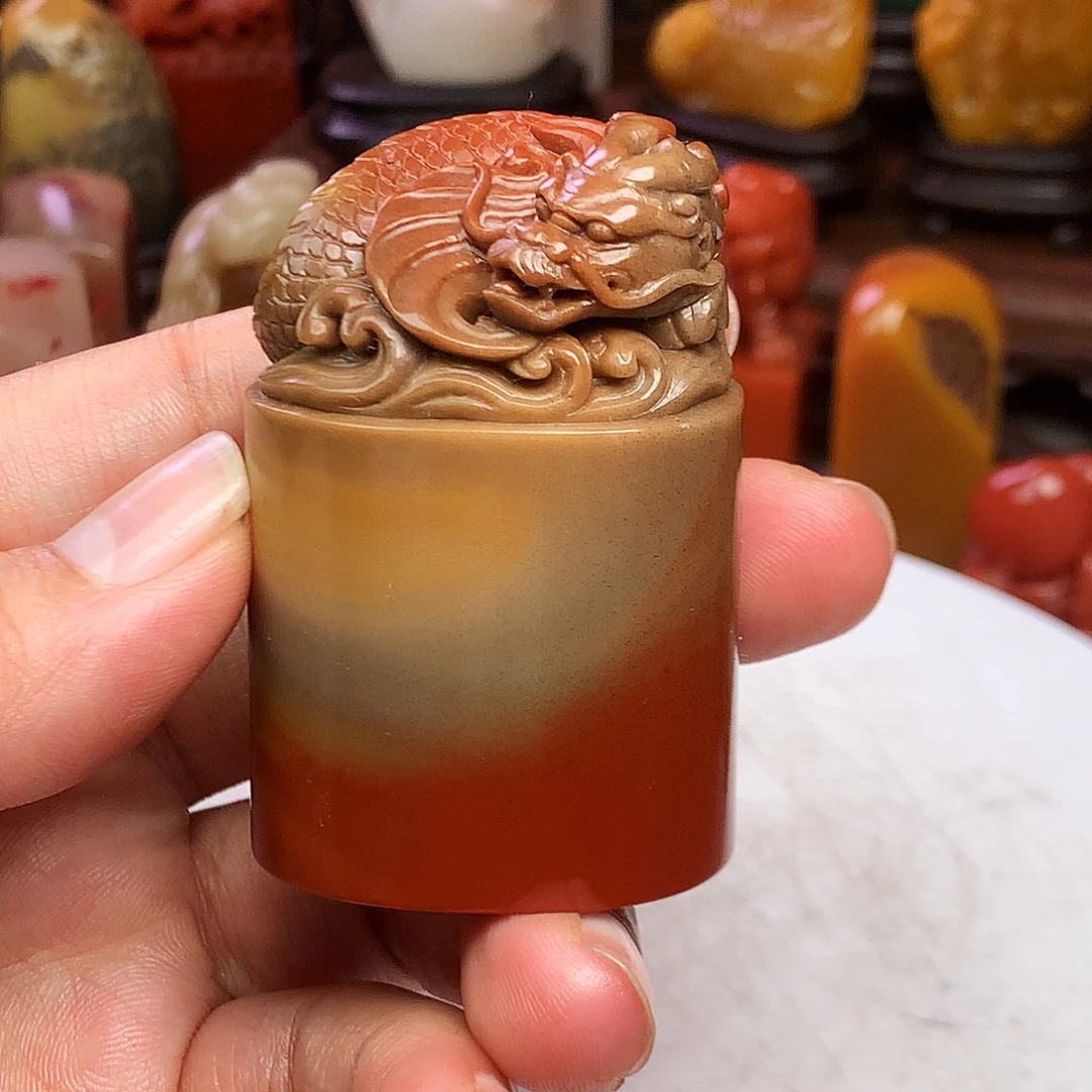 缘***来寿山石马背品种石