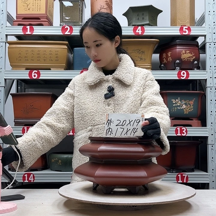 紫砂花盆紫砂花盆