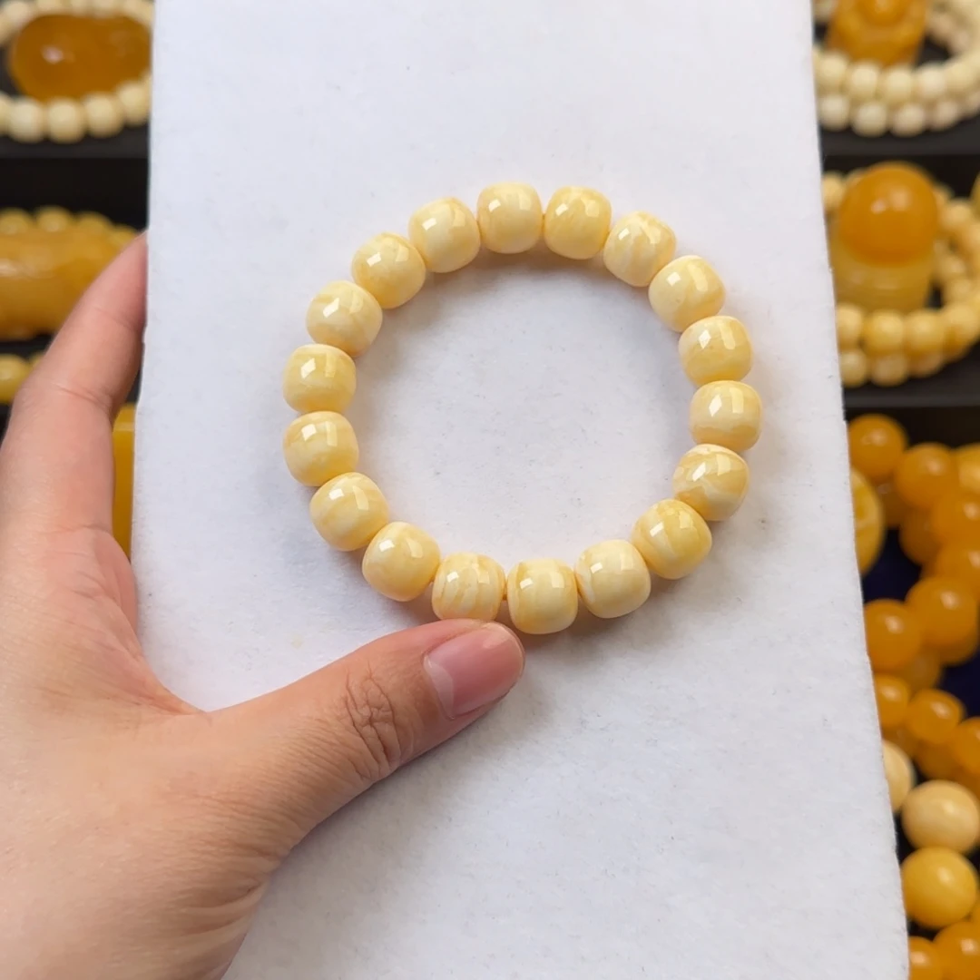 冷***冰蜜蜡未镶嵌颈饰同料12